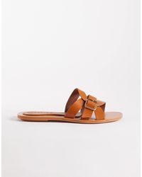 ASOS - Feature Interlocking Flat Sandals - Lyst