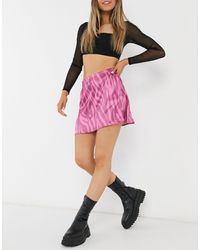 Another Reason A-line Mini Skirt - Pink
