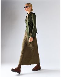 Glamorous - Tie-Neck Long Sleeve Top - Lyst