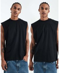 ASOS - Essentials Oversized Tank 2 Pack - Lyst