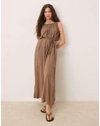 Jdy - Tie Detail Strappy Maxi Dress - Lyst