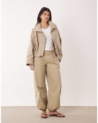Gina Tricot - Co-ord Wide Balloon Cotton Rich Trousers - Lyst
