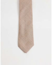 ASOS - Plain Woven Textured Neck Tie - Lyst