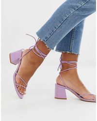 sandales talon pull and bear