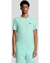 Lyle & Scott - Ss T-Shirts Jacquard Tape T-Shirt - Lyst