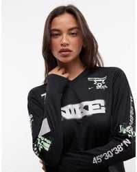Nike - Swift Long Sleeve Top With Graphic Print - Lyst