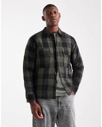 Only & Sons - Quilted Check Jacket - Lyst
