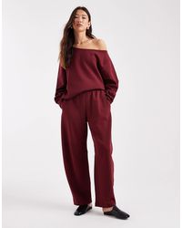 ASOS - – barrel leg jogginghose aus interlock - Lyst