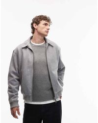 Jack & Jones - Wool Blend Harrington Bomber Jacket - Lyst