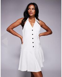 River Island - Collared Tennis Mini Dress - Lyst