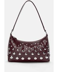 Pull&Bear - Sac porté épaule - bordeaux - Lyst
