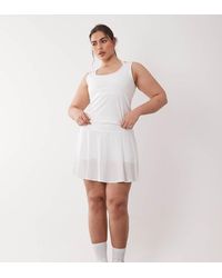 4505 - Curve Active Tennis Flippy Skirt With Inner Short - Lyst