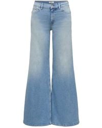 ONLY - Wide-Fit Jeans - Lyst