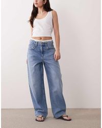Mango - Bet 100% Cotton Barrel Jean - Lyst