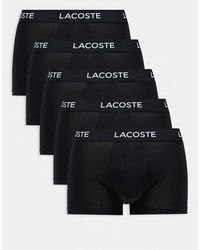 Lacoste - 5 Pack Stretch Cotton Trunks - Lyst