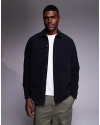 BOSS - Locky Oversized Fit Overshirt - Lyst