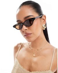 Aire - Cybeles Slim Cateye Sunglasses - Lyst