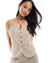 Pull&Bear - – elegantes camisole-oberteil im westen-stil - Lyst