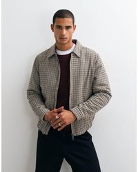 Threadbare - Faux Wool Collared Jacket - Lyst