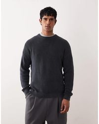 ASOS - – locker geschnittener, gerippter strickpullover - Lyst