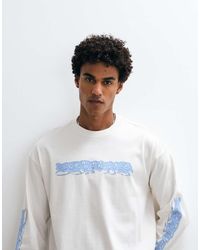 Weekday - Boxy Fit Long Sleeve T-shirt With Karma Graphic Print - Lyst