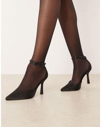 Raid - – etanah – spitze pumps aus satin - Lyst