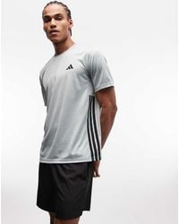 adidas Originals - Adidas Training T-shirt With Three Stripes - Lyst