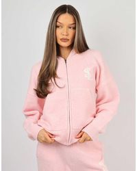 SIMMI - Romy Chunky Knit Hoodie - Lyst