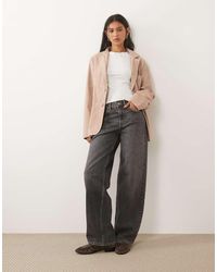 Barneys Originals - Goat Suede Blazer Jacket - Lyst
