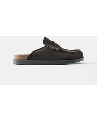 Pull&Bear - Sabot Con Dettaglio A Morsetto Marroni - Lyst