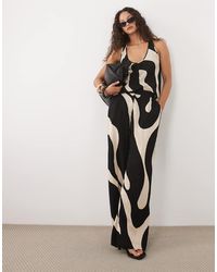 Mango - Nikita Crinkle Straight Trouser Co-ord - Lyst