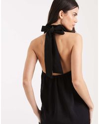 ASOS - Tailored Slinky Halter Neck Top - Lyst