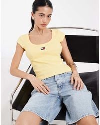 Tommy Hilfiger - Badge Slim Fit Rib T-Shirt - Lyst