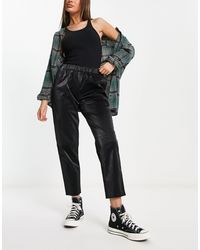 Blank NYC - Faux Leather jogger - Lyst