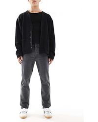 Wrangler - Vaqueros Negro Lavado De Corte Slim Texas De - Lyst