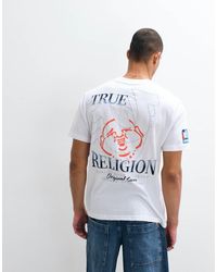 TRUE RELIGION - Horseshoe Short Sleeve Back Graphic T-shirt - Lyst