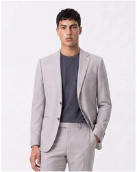 Harry Brown - Giacomo Slim Fit Cotton Linen Suit Jacket - Lyst