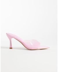 SIMMI - Simmi London Shona Heeled Mule Sandals - Lyst