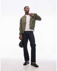 TOPMAN - Lightweight Bomber Jacket - Lyst