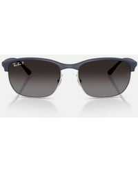 Ray-Ban - Rb4469 Liteforce Square Polarised Sunglasses With Lens - Lyst