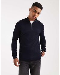 Only & Sons - 1/4 Zip Jumper - Lyst