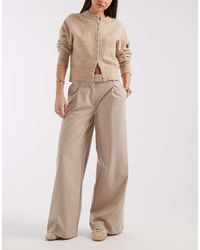 ASOS - Tailored Low Rise Wide Leg Trousers - Lyst