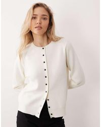 Mango - Lightweight Knitted Cardigan - Lyst