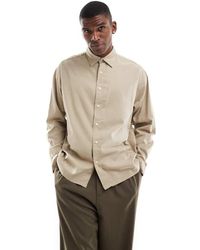 Jack & Jones - Ruim Overhemd Met Rechte Zoom - Lyst