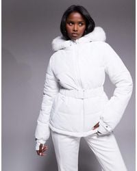 ASOS 4505 Ski & Snow - Asos 4505 Ski Icon Water Repellent Insulated Belted Ski Jacket - Lyst