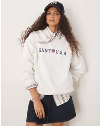 GANT - Shield Usa Logo Sweatshirt - Lyst