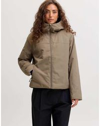 JJXX - Moon Lightweight Water-resistant Short Hooded Jacket - Lyst