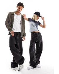 Weekday - Unisex Astro Loose Fit Wide Leg Jeans - Lyst