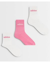 adidas Originals - Three Stripes Studios Crew Socks - Lyst