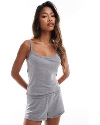 ASOS - – mix & match – pyjama-camisole mit lochmuster - Lyst